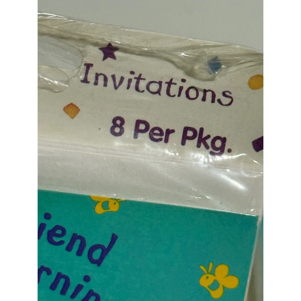 Disney Winnie the Pooh 1st Birthday Invitations 16ct Teal Vintage Paper Cards